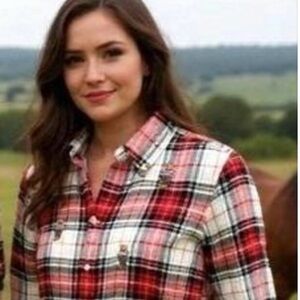 NWOT Polo Ralph Lauren Flannel Plaid Shirt All Over Pony Sz L